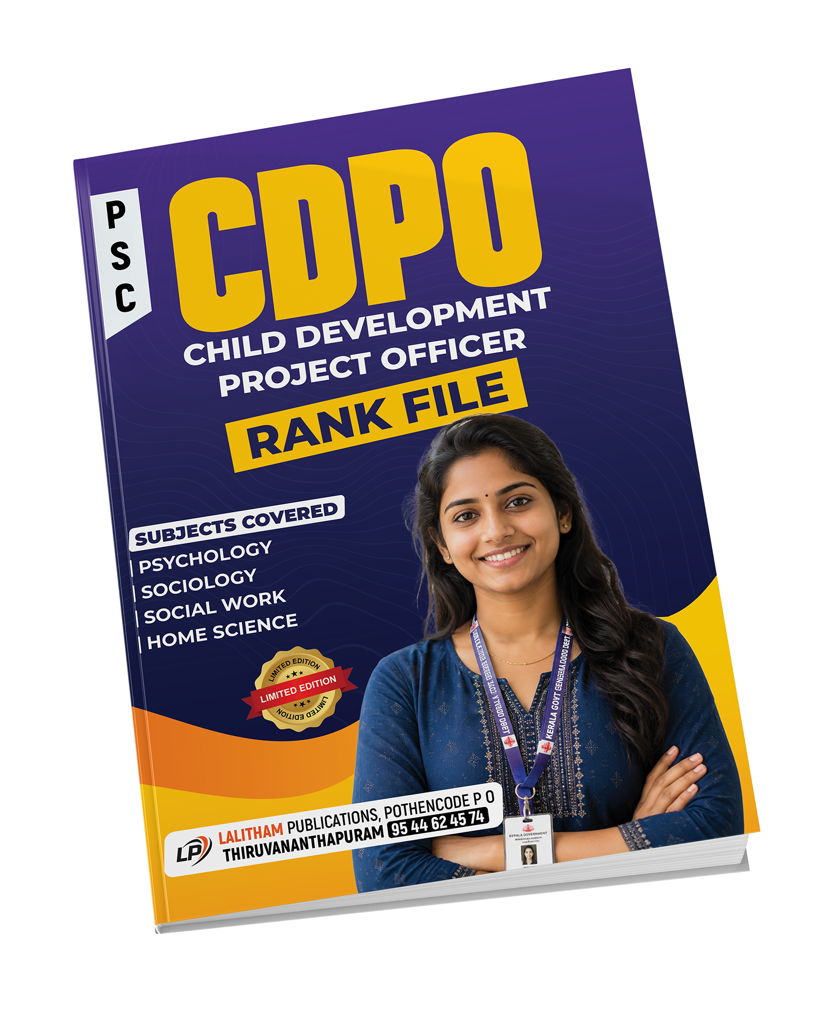 CDPO Rank File 2026 – Child Development Project Officer Kerala PSC Study Material by Lalitham Publications